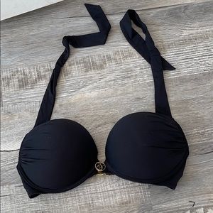 black VS push up swimsuit top